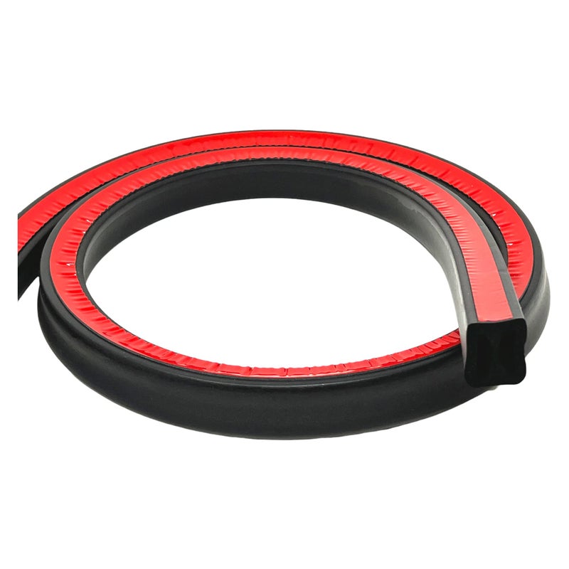 ESI Front Rail Seal XL 5 1/2' EPDM Rubber for Truck Capsâ€”Fills a Height Gap from .488" to 1" - Image 3